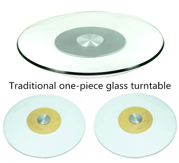 traditional one-piece glass turntable